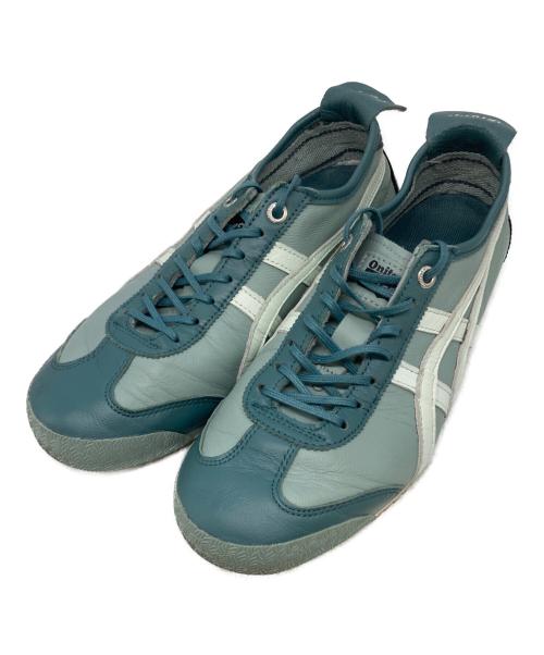 Onitsuka Tiger（オニツカタイガー）Onitsuka Tiger (オニツカタイガー) ローカットスニーカー ブルー サイズ:23.5の古着・服飾アイテム