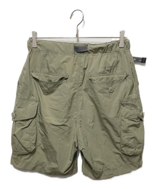 and wander（アンドワンダー）and wander (アンドワンダー) Orversized  Cargo Short Pants/カーゴショートパンツ ベージュ サイズ:Sの古着・服飾アイテム