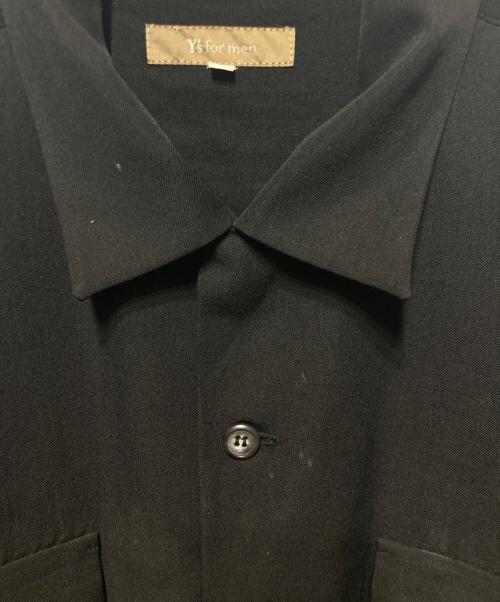 Y's for men（ワイズフォーメン）Y's for men (ワイズフォーメン) ウールシャツ ブラック サイズ:3の古着・服飾アイテム