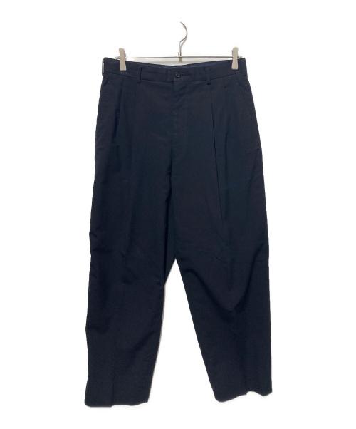 COMME des GARCONS HOMME（コムデギャルソン オム）COMME des GARCONS HOMME (コムデギャルソン オム) ２タックパンツ ネイビー サイズ:Lの古着・服飾アイテム