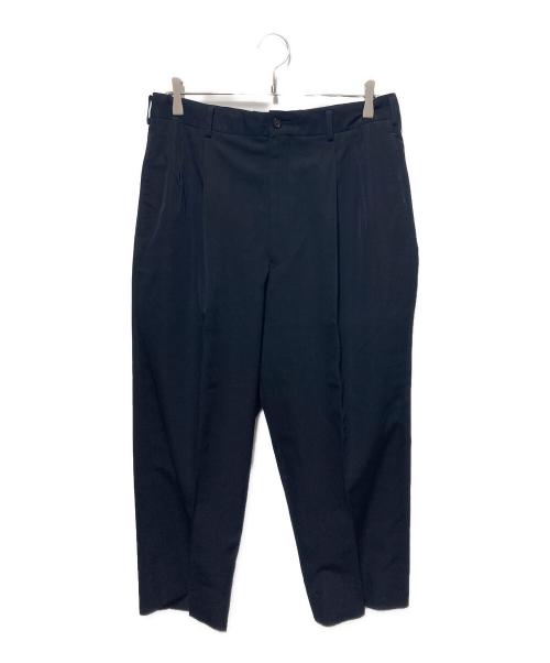 COMME des GARCONS HOMME（コムデギャルソン オム）COMME des GARCONS HOMME (コムデギャルソン オム) タックパンツ ネイビー サイズ:Lの古着・服飾アイテム