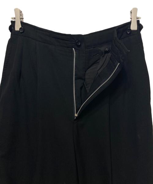 COMME des GARCONS HOMME（コムデギャルソン オム）COMME des GARCONS HOMME (コムデギャルソン オム) タックパンツ ブラック サイズ:Ｓの古着・服飾アイテム