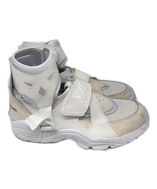 NIKE（ナイキ）NIKE (ナイキ) COMME des GARCONS (コムデギャルソン) ハイカットスニーカー アイボリー サイズ:27の古着・服飾アイテム