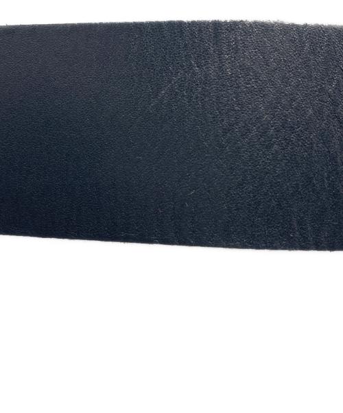 COMME des GARCONS HOMME PLUS（コムデギャルソンオムプリュス）COMME des GARCONS HOMME PLUS (コムデギャルソンオムプリュス) 2連チェーン装飾レザーベルト ブラックの古着・服飾アイテム
