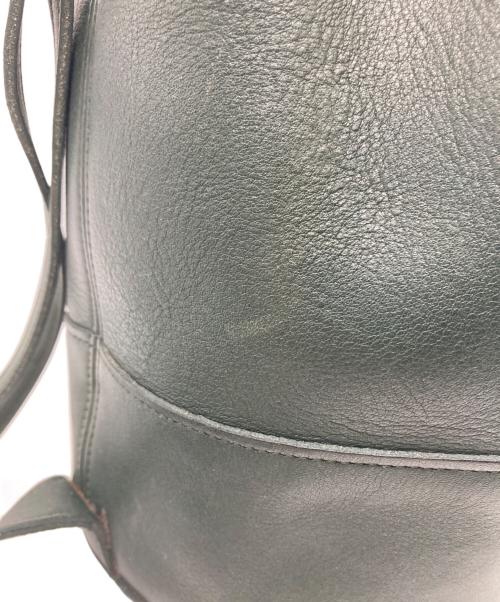 COACH（コーチ）COACH (コーチ) レザー巾着ショルダーバッグ グリーンの古着・服飾アイテム