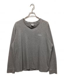 SECOND/LAYER（セカンドレイヤー）の古着「ロゴ刺繍ロングスリーブカットソー」｜グレー