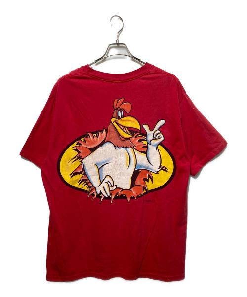 CHANGES（チェンジズ）CHANGES (チェンジズ) プリントTシャツ レッド サイズ:XLの古着・服飾アイテム