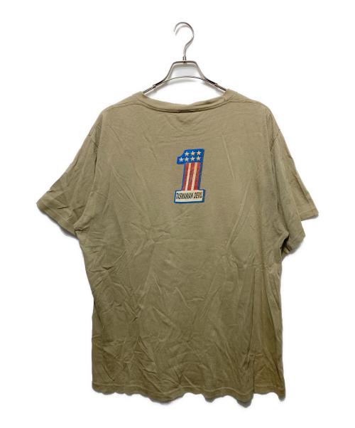 CHANGES（チェンジズ）CHANGES (チェンジズ) タズマニアン・デビルプリントTシャツ ベージュ サイズ:XLの古着・服飾アイテム