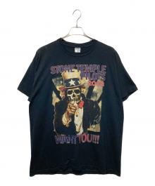 JERZEES（ジャージーズ）の古着「プリントTシャツ」｜ブラック
