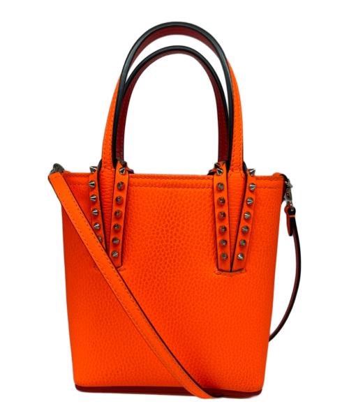 Christian Louboutin（クリスチャン・ルブタン）Christian Louboutin (クリスチャン・ルブタン) Cabata ミニトートバッグ オレンジの古着・服飾アイテム