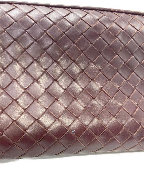 BOTTEGA VENETA（ボッテガベネタ）BOTTEGA VENETA (ボッテガベネタ) イントレチャート長財布 ブラウンの古着・服飾アイテム