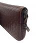 中古・古着 BOTTEGA VENETA (ボッテガベネタ) イントレチャート長財布 ブラウン：10000円