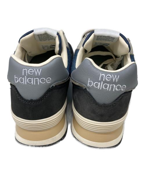 NEW BALANCE（ニューバランス）NEW BALANCE (ニューバランス) U574SGG ネイビー×ベージュ サイズ:27.5の古着・服飾アイテム