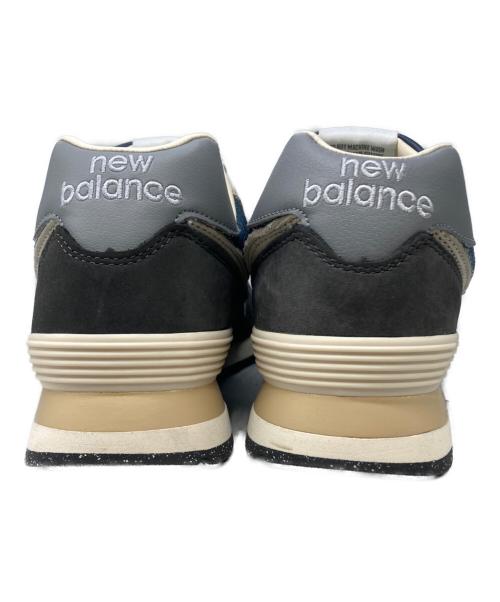 NEW BALANCE（ニューバランス）NEW BALANCE (ニューバランス) U574SGG ネイビー×ベージュ サイズ:27.5の古着・服飾アイテム