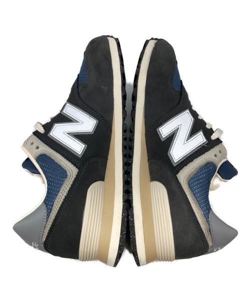 NEW BALANCE（ニューバランス）NEW BALANCE (ニューバランス) U574SGG ネイビー×ベージュ サイズ:27.5の古着・服飾アイテム