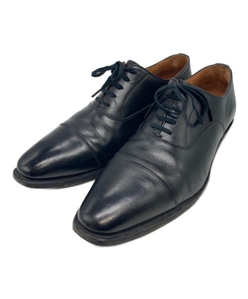 SCOTCH GRAIN（スコッチグレイン）SCOTCH GRAIN (スコッチグレイン) ストレートチップ ビジネス シューズ ブラック サイズ:25ｃｍの古着・服飾アイテム