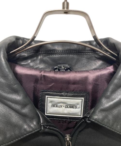 REILLY OLMES（レイリー オルメス）REILLY OLMES (レイリー オルメス) レザージャケット ブラック サイズ:Lの古着・服飾アイテム