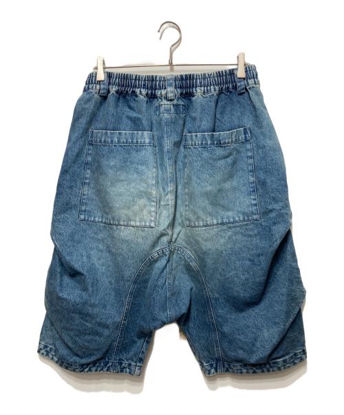 AF ARTEFACT（エーエフ アーティファクト）AF ARTEFACT (エーエフ アーティファクト) DENIM TUCK SHORTS/テニムタックショーツ インディゴ サイズ:3の古着・服飾アイテム