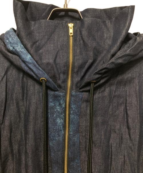 青木被服（アオキヒフク）青木被服 (アオキヒフク) 立花慎之介 美星デニムパーカー インディゴ サイズ:Lの古着・服飾アイテム