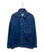maison kitsuneメゾンキツネ）の古着「Denim Workwear Jacket/デニムワークウェアジャケット」｜インディゴ