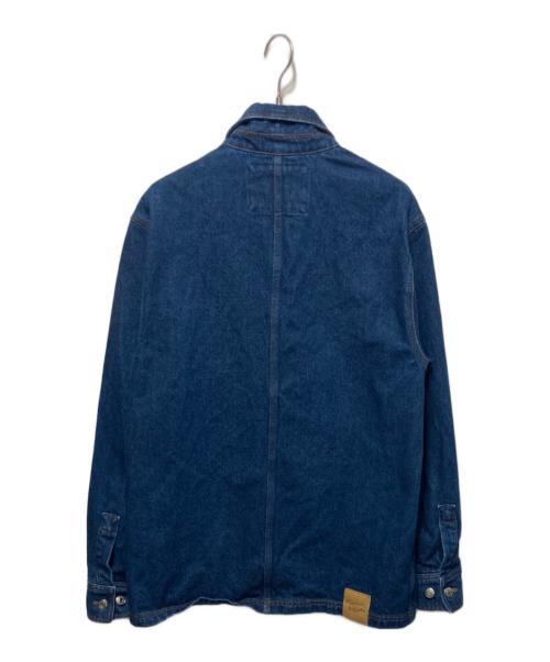 maison kitsune（メゾンキツネ）maison kitsune (メゾンキツネ) Denim Workwear Jacket/デニムワークウェアジャケット インディゴ サイズ:Ｓの古着・服飾アイテム