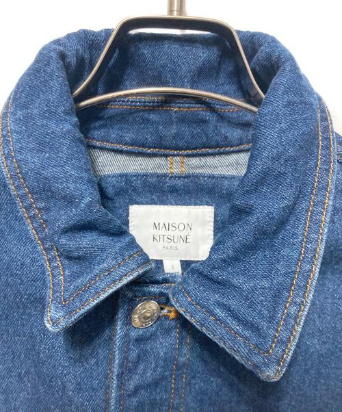 maison kitsune（メゾンキツネ）maison kitsune (メゾンキツネ) Denim Workwear Jacket/デニムワークウェアジャケット インディゴ サイズ:Ｓの古着・服飾アイテム