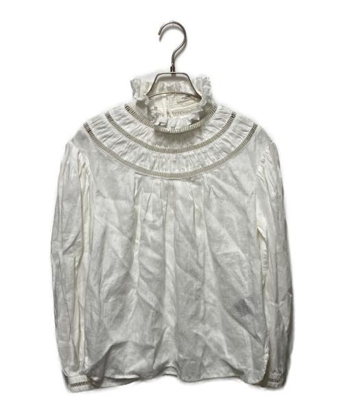 ISABEL MARANT（イザベルマラン）ISABEL MARANT (イザベルマラン) Amalia ruffled blouse/アマリアブラウス ホワイト サイズ:36の古着・服飾アイテム