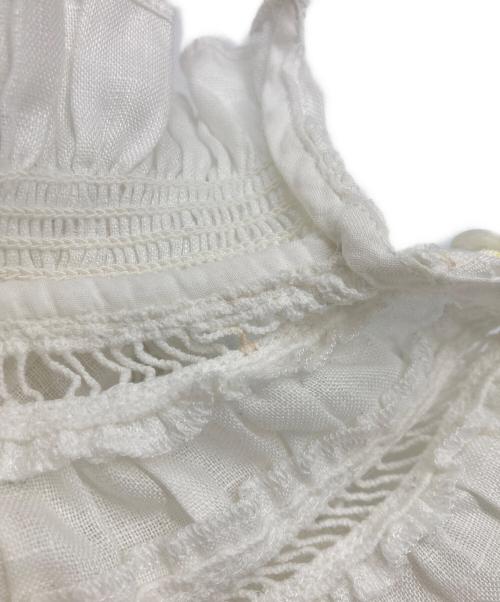 ISABEL MARANT（イザベルマラン）ISABEL MARANT (イザベルマラン) Amalia ruffled blouse/アマリアブラウス ホワイト サイズ:36の古着・服飾アイテム