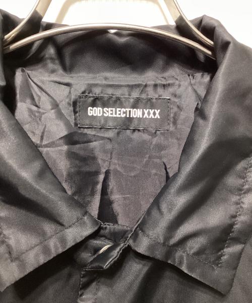 GOD SELECTION XXX（ゴッド セレクション トリプルエックス）GOD SELECTION XXX (ゴッド セレクション トリプルエックス) FRAGMENT DESIGN (フラグメントデザイン) コーチジャケット ブラック サイズ:XLの古着・服飾アイテム