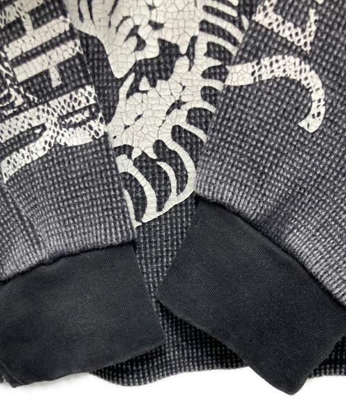 ETCE（イーティーシーイー）ETCE (イーティーシーイー) プロトタイプヘンリーネックカットソー ブラック サイズ:Lの古着・服飾アイテム