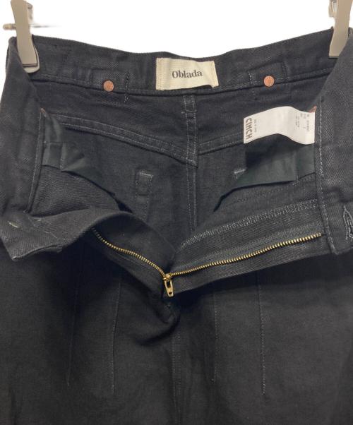 Oblada（オブラダ）Oblada (オブラダ) CINCHデニムスカート ブラック サイズ:Ｓの古着・服飾アイテム