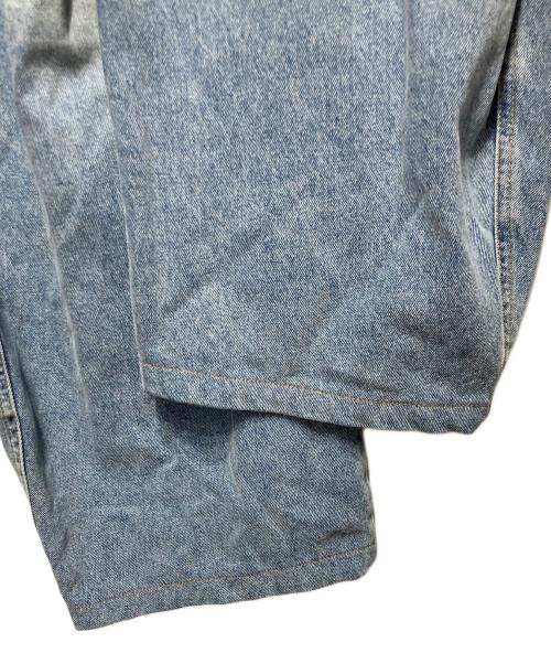 MUSUBORE（ムスボレ）MUSUBORE (ムスボレ) カーブワイドデニム デニム インディゴ サイズ:freeの古着・服飾アイテム