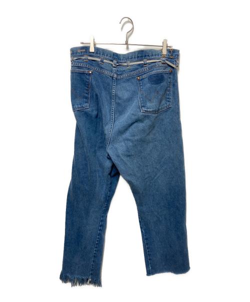 MAISON EUREKA（メゾンエウレカ）MAISON EUREKA (メゾンエウレカ) VINTAGE REWORK BIGGY 017/ヴィンテージレワークバギー/変形デニムパンツ インディゴ サイズ:Sの古着・服飾アイテム