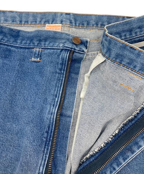 MAISON EUREKA（メゾンエウレカ）MAISON EUREKA (メゾンエウレカ) VINTAGE REWORK BIGGY 017/ヴィンテージレワークバギー/変形デニムパンツ インディゴ サイズ:Sの古着・服飾アイテム