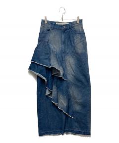 中古・古着通販】nagonstans (ナゴンスタンス) orb skirt 黄緑 サイズ