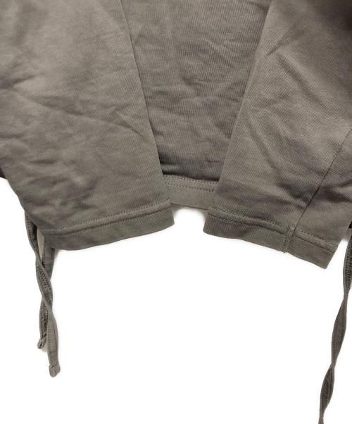 soduk（スドーク）soduk (スドーク) ribbons long sleeve shirt グレー サイズ:freeの古着・服飾アイテム