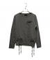 soduk（スドーク）の古着「ribbons long sleeve shirt」｜グレー