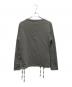 soduk (スドーク) ribbons long sleeve shirt グレー サイズ:free：7000円