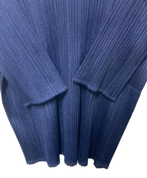PLEATS PLEASE（プリーツプリーズ）PLEATS PLEASE (プリーツプリーズ) プリーツブラウス ネイビー サイズ:04の古着・服飾アイテム
