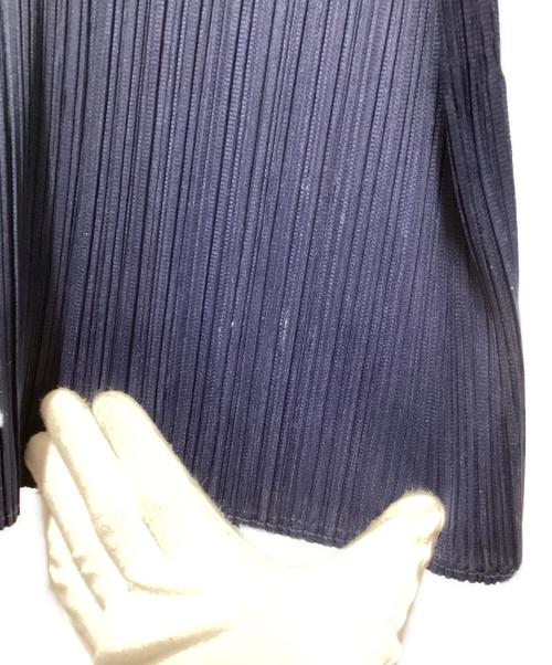 PLEATS PLEASE（プリーツプリーズ）PLEATS PLEASE (プリーツプリーズ) プリーツブラウス ネイビー サイズ:04の古着・服飾アイテム