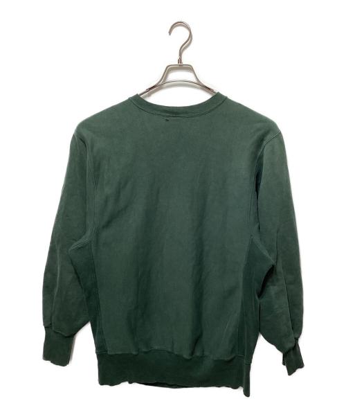 Champion REVERSE WEAVE（チャンピオン リバース ウィーブ）Champion REVERSE WEAVE (チャンピオン リバース ウィーブ) クルーネックスウェット グリーン サイズ:XLの古着・服飾アイテム