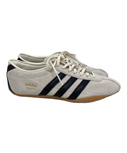 adidas（アディダス）adidas (アディダス) ローカットスニーカー グレー×ブラック サイズ:24の古着・服飾アイテム