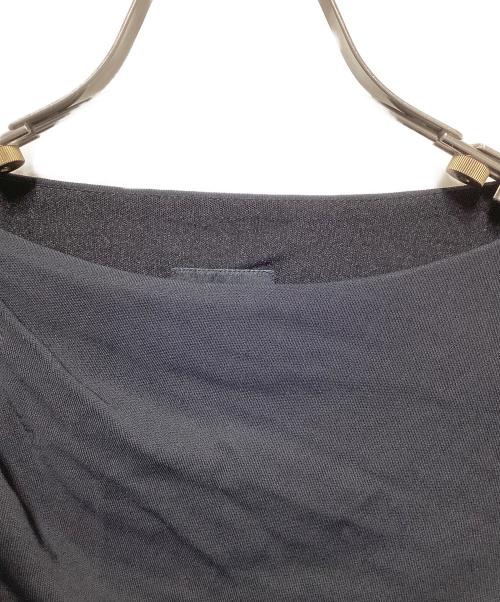 GIORGIO ARMANI（ジョルジョアルマーニ）GIORGIO ARMANI (ジョルジョアルマーニ) サイドジップロングスリー部ブラウス ブラック サイズ:38の古着・服飾アイテム