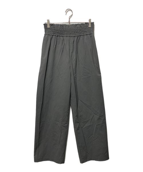 JOURNAL STANDARD（ジャーナルスタンダード）JOURNAL STANDARD (ジャーナルスタンダード) リネンナイロンストレッチワイドパンツ グレー サイズ:40の古着・服飾アイテム
