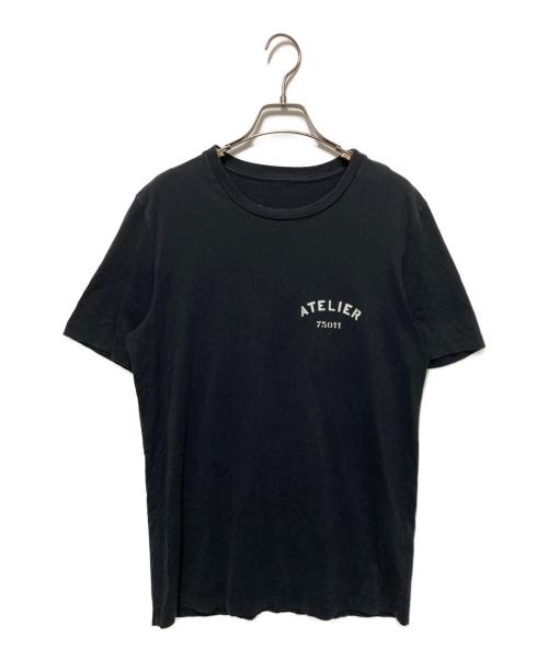 Maison Margiela（メゾンマルジェラ）Maison Margiela (メゾンマルジェラ) ATELIER TSHIRT/アトリエTシャツ ブラック サイズ:46の古着・服飾アイテム