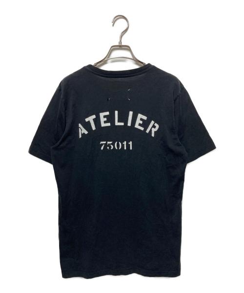 Maison Margiela（メゾンマルジェラ）Maison Margiela (メゾンマルジェラ) ATELIER TSHIRT/アトリエTシャツ ブラック サイズ:46の古着・服飾アイテム