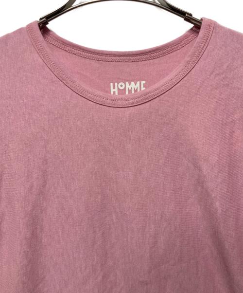 HOMME PLISSE ISSEY MIYAKE（オム プリッセ イッセイ ミヤケ）HOMME PLISSE ISSEY MIYAKE (オム プリッセ イッセイ ミヤケ) L/Sカットソー ピンク サイズ:2の古着・服飾アイテム
