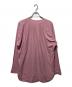 HOMME PLISSE ISSEY MIYAKE (オム プリッセ イッセイ ミヤケ) L/Sカットソー ピンク サイズ:2：5000円