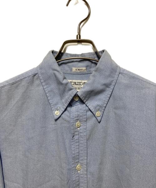 INDIVIDUALIZED SHIRTS（インディビジュアライズドシャツ）INDIVIDUALIZED SHIRTS (インディビジュアライズドシャツ) ボタンダウンシャツ ブルー サイズ:15 1/2の古着・服飾アイテム