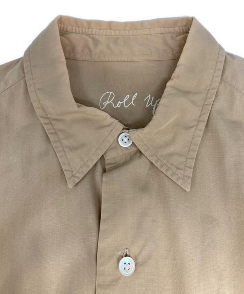 Porter Classic（ポータークラシック）Porter Classic (ポータークラシック) Roll Up Shirt/ロールアップシャツ ベージュ サイズ:Mの古着・服飾アイテム